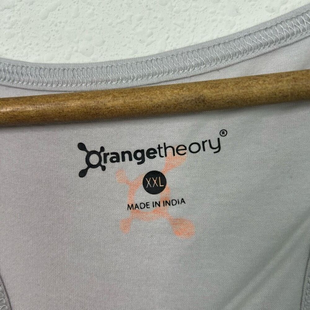 Orange Theory OTF Logo Gray Racerback Cotton Tank Top Women's Size‎ XXL - Picture 5 of 13